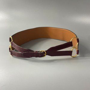 Exquisite Vintage 1970's Hermes Paris for Bonwit Teller Leather Belt